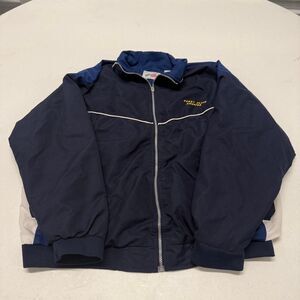 Perry-ellis Men's Navy and Blue Jumper